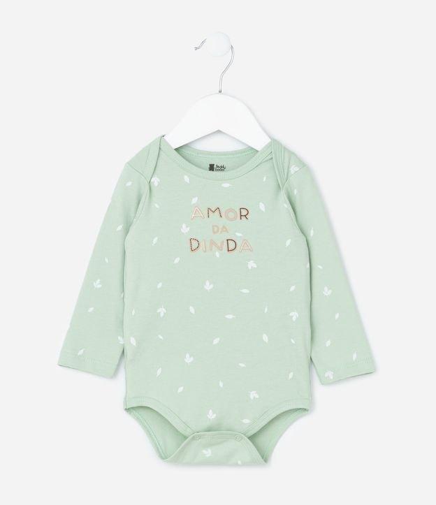 Body Infantil com Lettering Amor da Dinda - Tam RN a 18 meses - 1