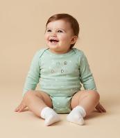 Body Infantil com Lettering Amor da Dinda - Tam RN a 18 meses - 2