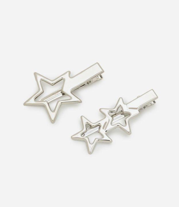 Kit 02 Presilhas de Cabelo com Estrelas Vazadas - 1