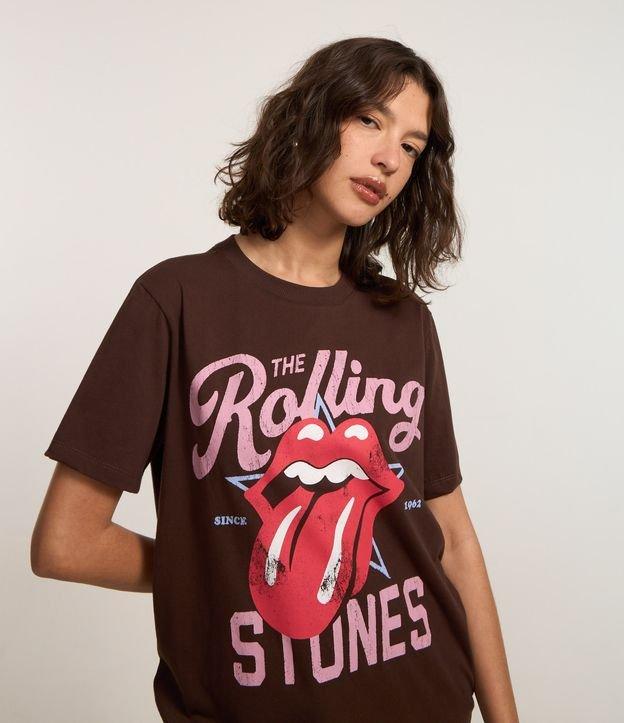 Camiseta Alongada em Algodão com Estampa Rolling Stones - 2