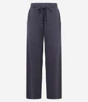 Calça Barrel em Moletom com Forro Fleece e Amarração na Cintura - 1