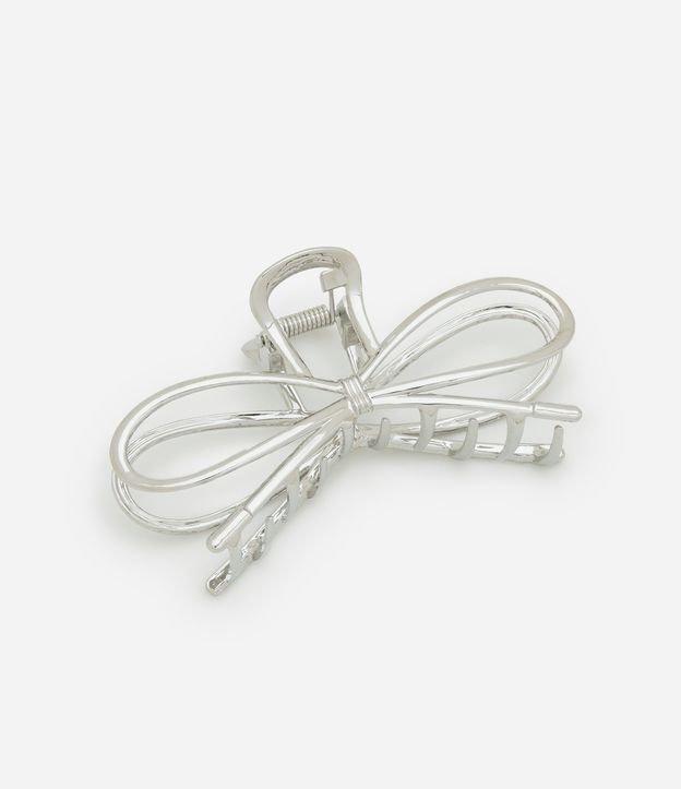 Piranha de Cabelo em Metal com Forma de Laço Vazado - 1