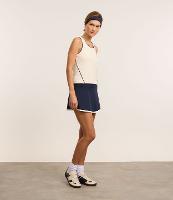 Short Saia Esportivo em Microfibra com Barra Contrastante - 2