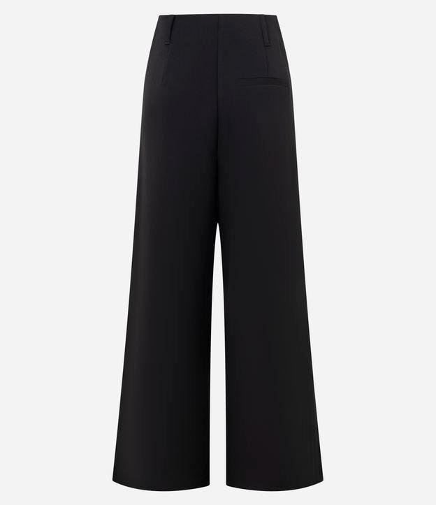 Calça Wide Leg Alfaiatada com Pregas Duplas - 1