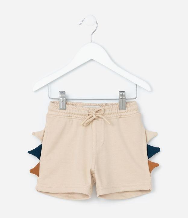 Bermuda Infantil em Moletom com Cristas Interativas - Tam 1 a 6 Anos - 1