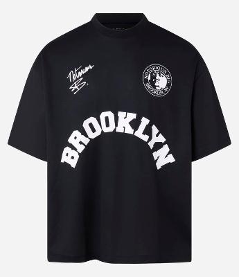 Camiseta Oversized com Estampa Localizada e Lettering Notorious BIG