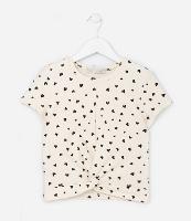 Blusa Infantil em Ribana com Nó Frontal - Tam 5 a 14 Anos - 1