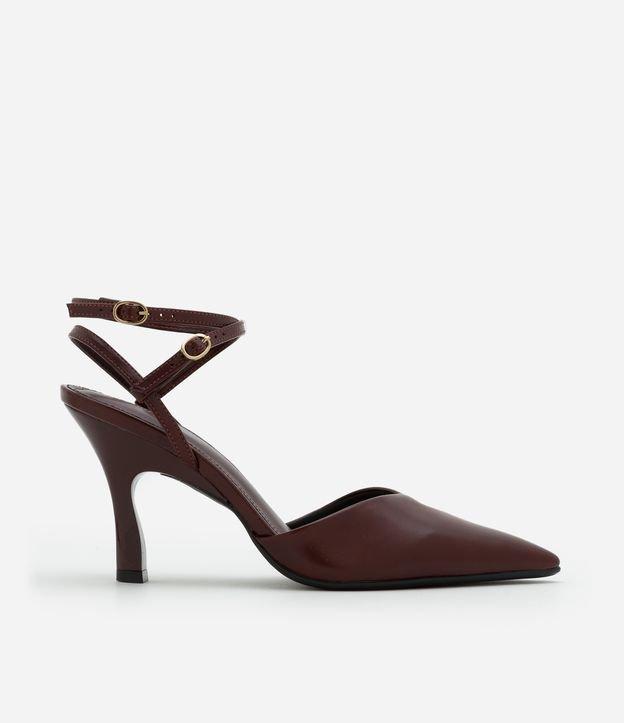Sapato Scarpin em PU com Tiras - 1