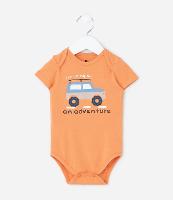 Body Infantil com Estampa Carro de Trilha - Tam 0 a 18 meses - 1