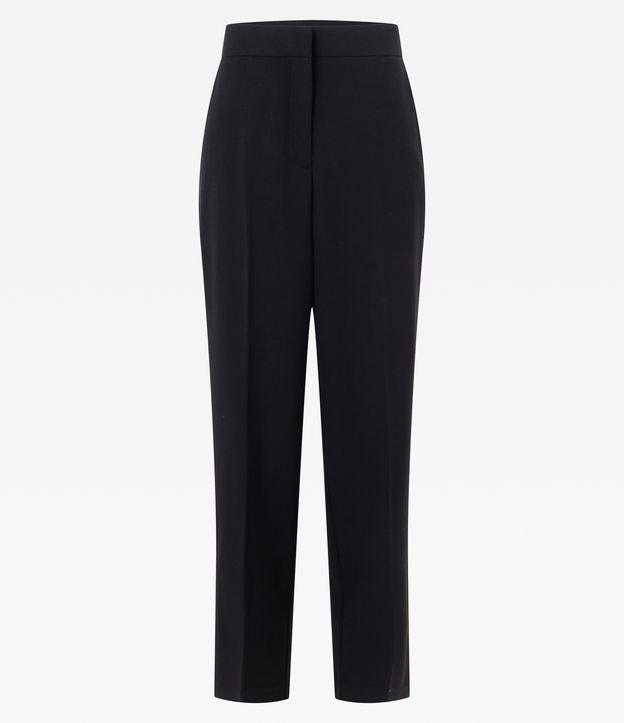 Calça Reta em Alfaiataria com Bolso Faca - 1