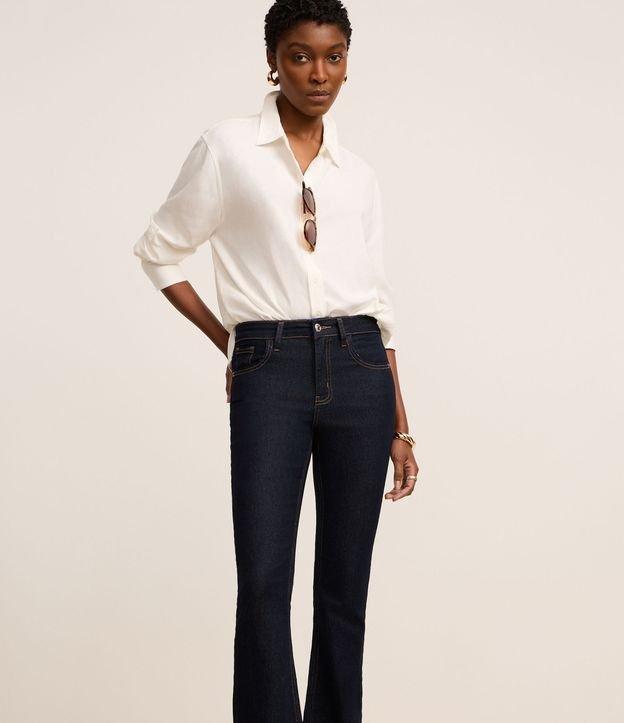 Calça Bootcut em Jeans Raw com Cintura Alta - 2
