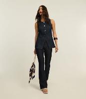 Calça Bootcut em Jeans Raw com Cintura Alta - 4