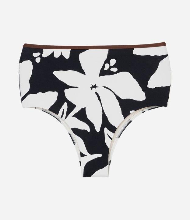 Biquíni Calcinha Hot Pants em Microfibra com Estampa Floral - 1