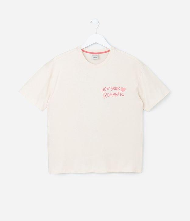 Blusa Infantil Oversized com Estampa New York - Tam 5 a 14 Anos - 1