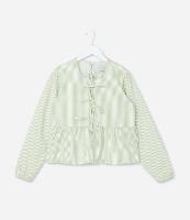 Blusa Infantil com Lacinhos e Listras - Tam 5 a 14 Anos - 1