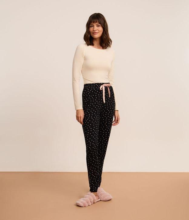 Blusa de Pijama em Viscose Peach Touch - 2