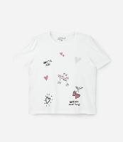 Blusa em Algodão com Manga Bufante e Estampa Romântica Curve & Plus Size - 1