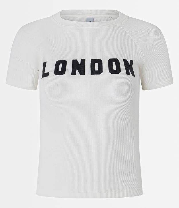 Blusa New T-shirt em Algodão com Estampa London - 1