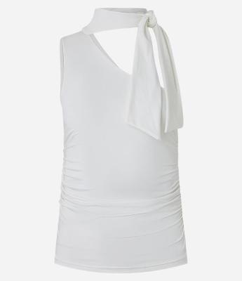 Blusa Ombro Só com Amarração na Gola