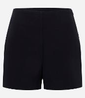 Short Curto em Bengaline com Zíper Tratorado - 1