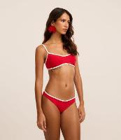 Biquíni Calcinha Asa Delta Fio Texturizado com Viés Contrastante e Efeito Empina Bumbum - 4