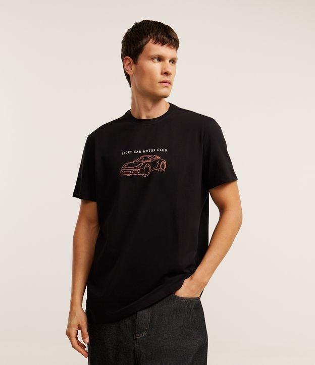Camiseta Comfort em Algodão com Estampa de Carro  e Lettering - 2