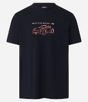 Camiseta Comfort em Algodão com Estampa de Carro  e Lettering - 1