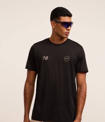 Camiseta Esportiva Corrida com Tecnologia Dry e Estampa Runnig