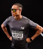 Camiseta Esportiva Regular com Tecnologia Dry e Estampa Corrida - 2