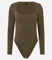 Body em Poliamida Seamless e Decote Quadrado - 3