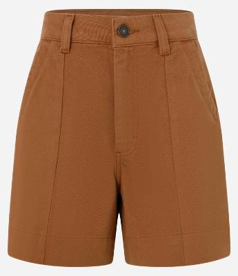 Short Evasê em Jeans com Cintura Alta