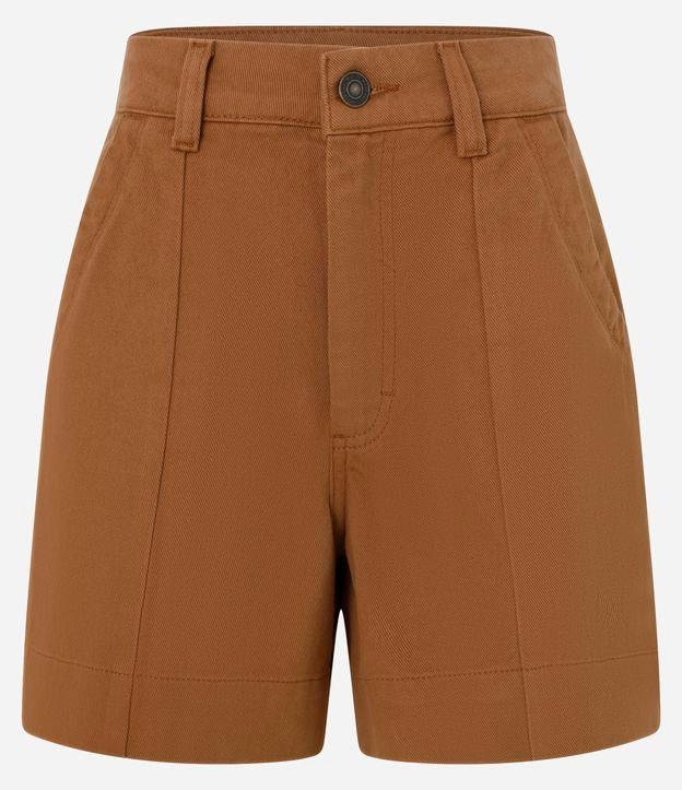 Short Evasê em Jeans com Cintura Alta - 1