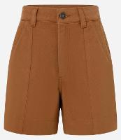 Short Evasê em Jeans com Cintura Alta - 1