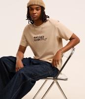 Camiseta Regular em Algodão com Estampa de Caveira e Lettering Avenged Sevenfold - 1