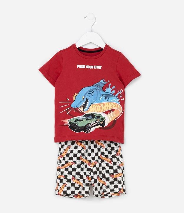 Pijama Infantil com Estampa Hot Wheels - Tam 2 a 6 Anos - 1