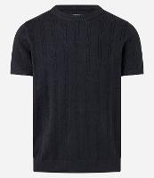 Camiseta em Algodão com Textura Trançada - 1