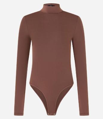 Body em Microfibra com Golinha Alta