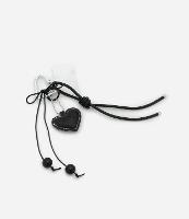 Chaveiro de Metal com Corações e Cordas - 1