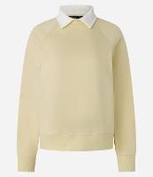 Casaco de Moletom com Gola Polo e Cava Raglan - 1