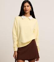 Casaco de Moletom com Gola Polo e Cava Raglan - 2