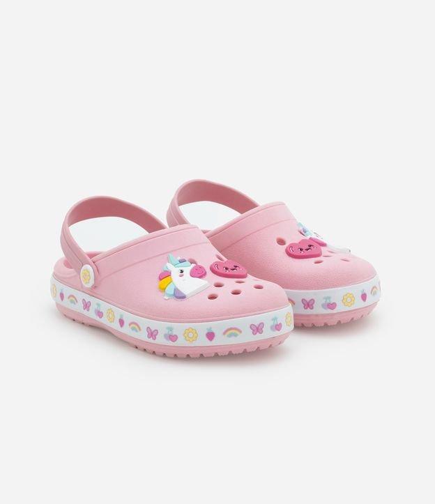 Sandália Babuche Infantil com Patch Unicórnio - Tam 21 a 28 - 1