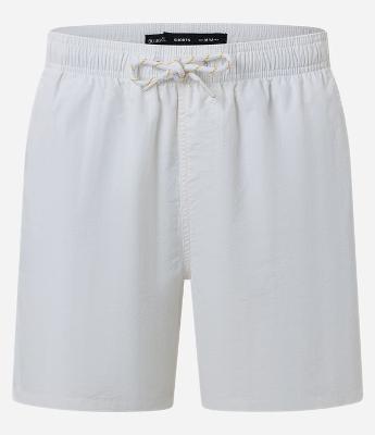 Bermuda de Banho Básica em Microfibra com Cós Elástico e Cordão