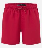 Bermuda de Banho Básica em Microfibra com Cós Elástico e Cordão - 1