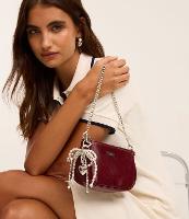 Chaveiro em Metal com Laço com Pérolas Artificiais e Coração - 2