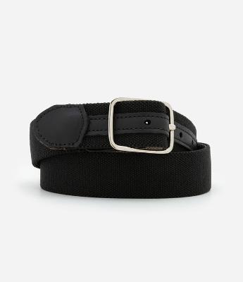 Cinto Elástico Reversível com Fivela Retangular Simples