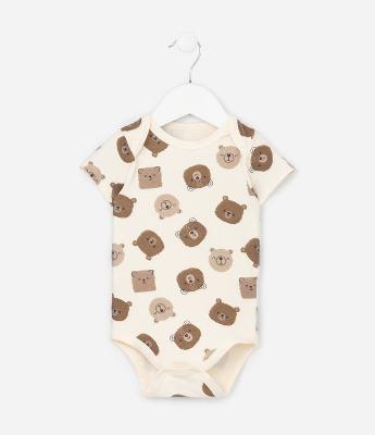 Body Infantil com Estampa de Bichinhos - Tam RN a 18 meses