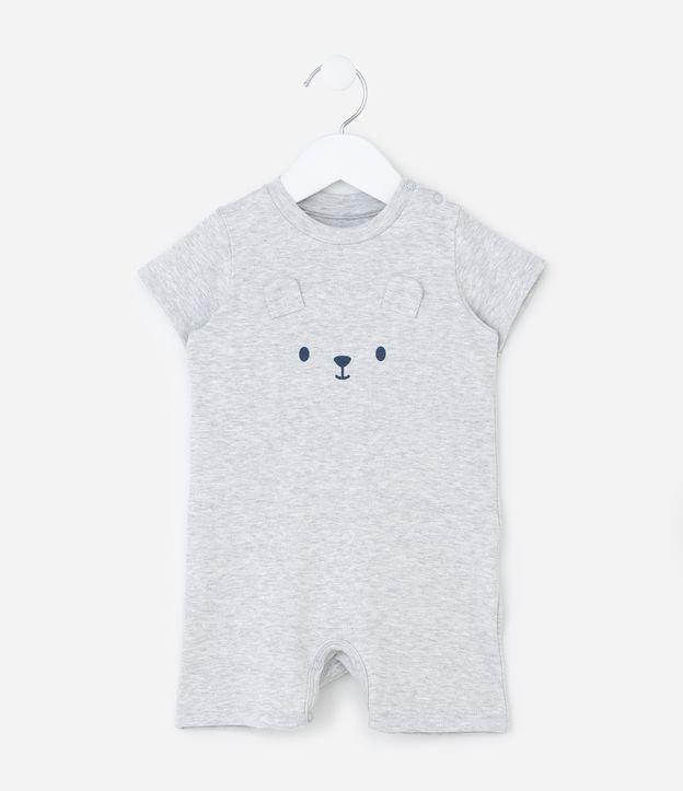 Macaquinho Infantil com Estampa Interativa - Tam 0 a 18 meses - 1