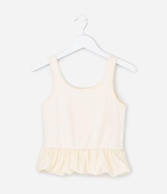 Blusa Balonê Infantil em Algodão - Tam 5 a 14 Anos