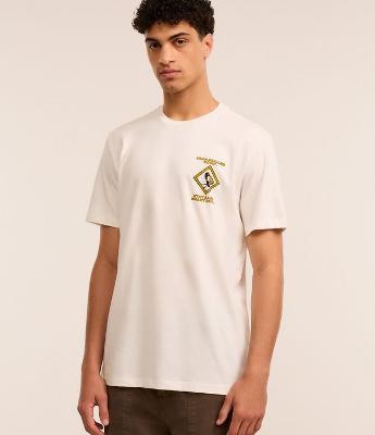 Camiseta Comfort em Algodão com Estampa Pato de Boné