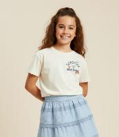 Camiseta Boxy Infantil com Estampa Frente e Costas Sunshine - Tam 5 a 14 Anos - 2